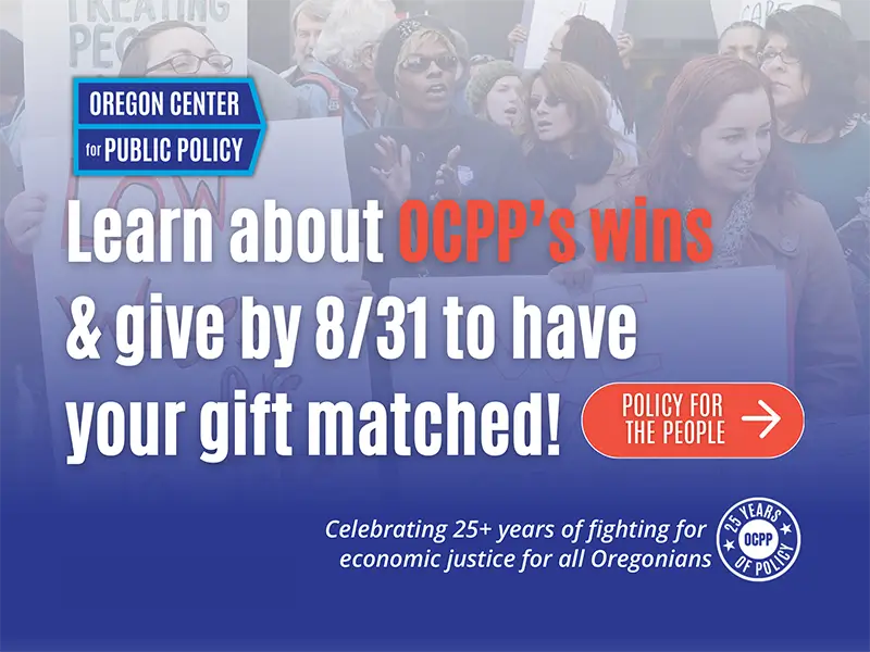 Learn about OCPP's wins & give by 8/31 to have your gift matched!
